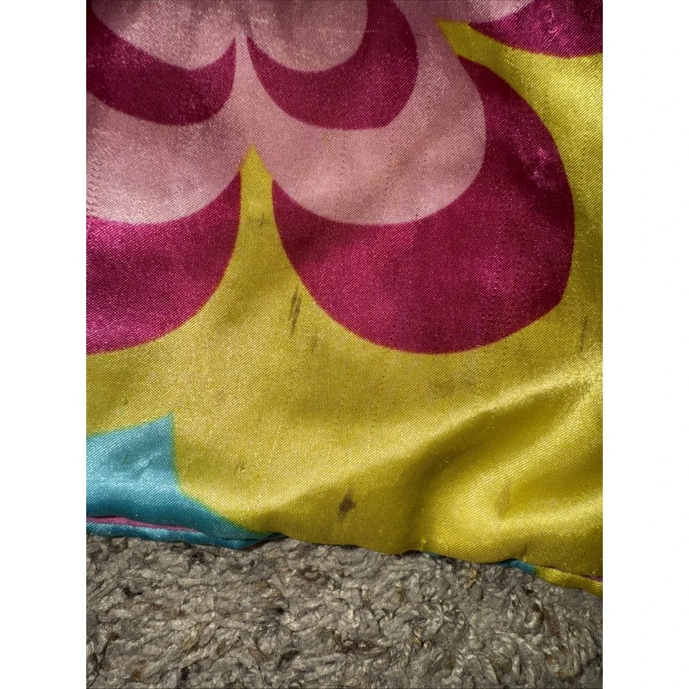 Vintage Dora‎ The Explorer Satin Throw Blanket Multicolored Pink Back 50x40